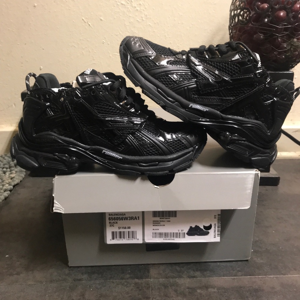 Balenciaga Black Athletic Shoes - Picture 4 of 13